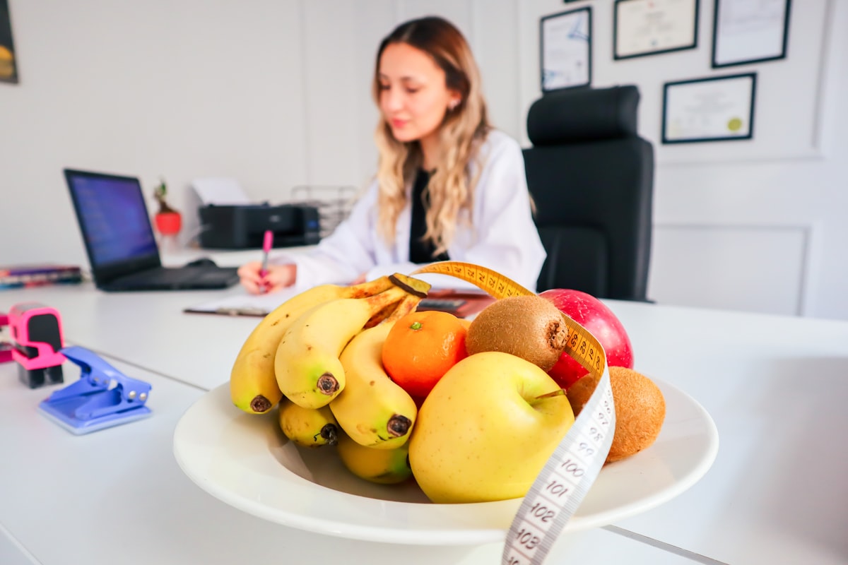 Professional nutritionist providing personalized guidance